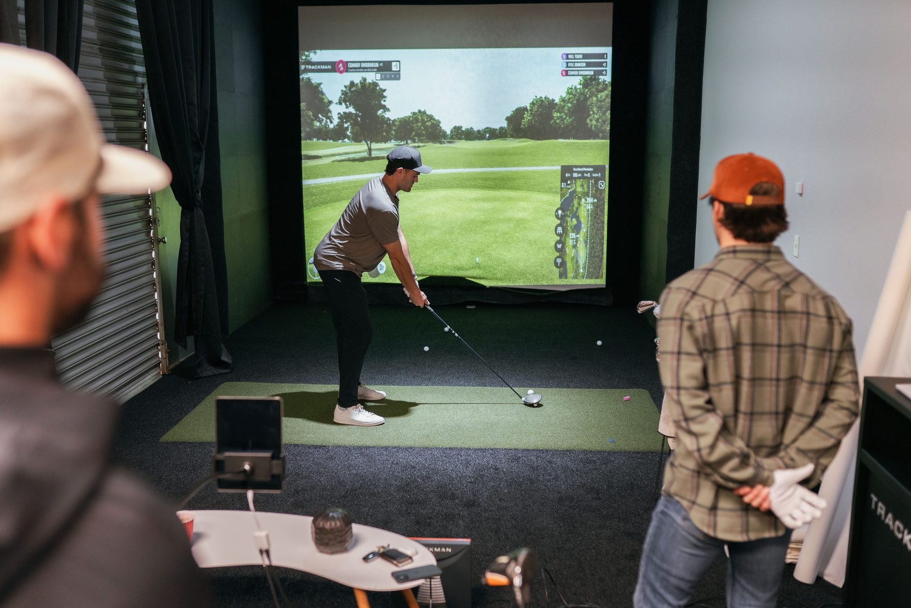 A fitting session in the NB2 fitting bay at No Bogeys Laguna Niguel